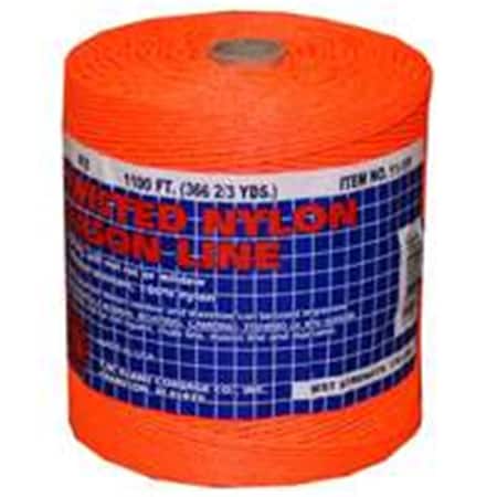 Gizmo 11-191 Twisted Nylon Mason Line - Orange, 18 lbs. 1088 ft. GI107588